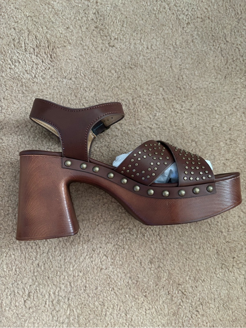 NWT Frye & Co Wylie Platform Sandals - Picture 2 of 3